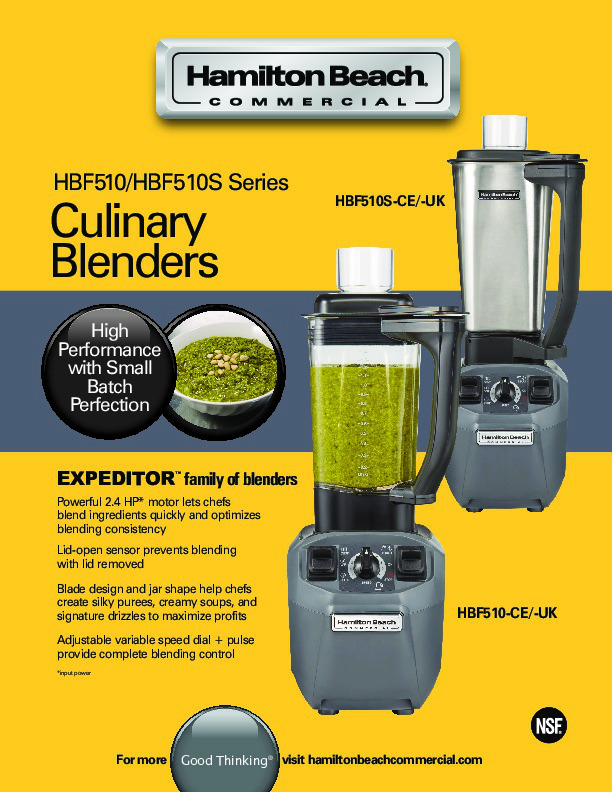 EXPEDITOR™510 Culinary Blender 230V