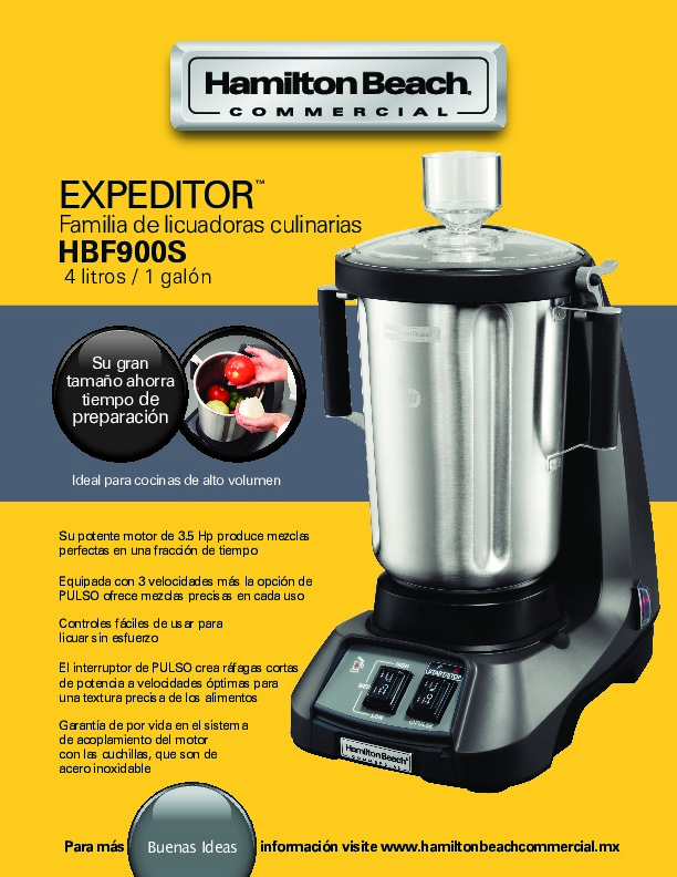 Expeditor 510 Culinary Blender 230V: Culinary Power Precision