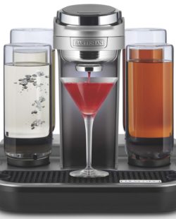 Bartesian Professional Cocktail Machine, 5 Premium Glass Bottles, 55306