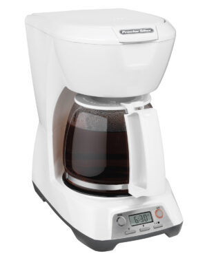 12 Cup Coffeemaker-White/Programmable