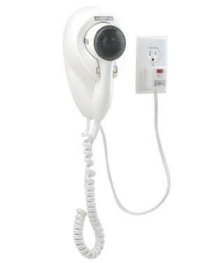 Wall-Mount Hair Dryer- 1500 Watts (Case Pack Qty: 6)