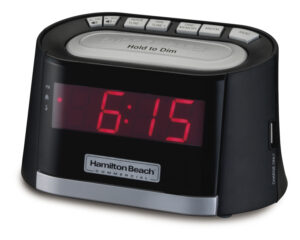 Clock Radio with USB Charging Port  (Case Pack Qty: 6)
