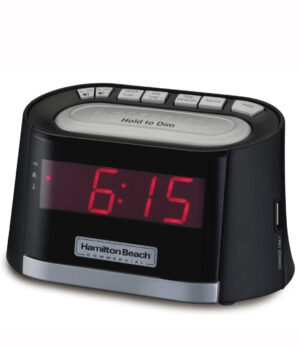 Clock Radio with USB Charging Port (Case Pack Qty: 6)
