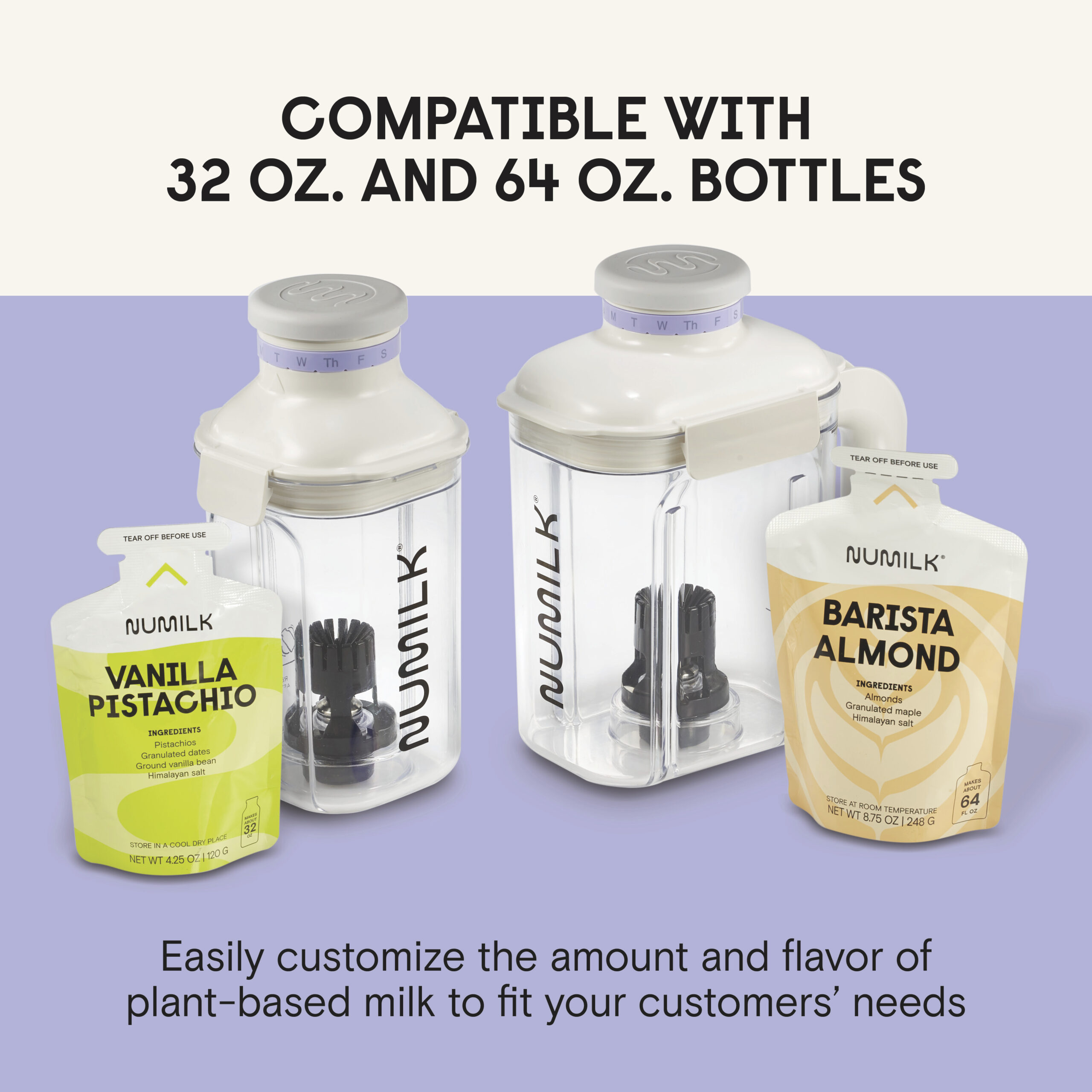 Compatible with 32-oz and 64-oz Bottles